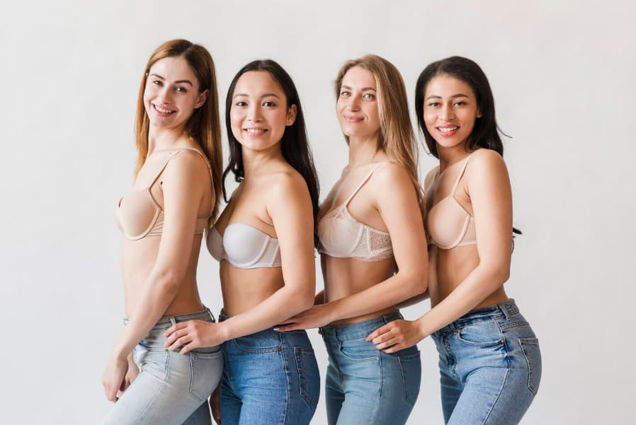 อกทรงต่าง ๆ