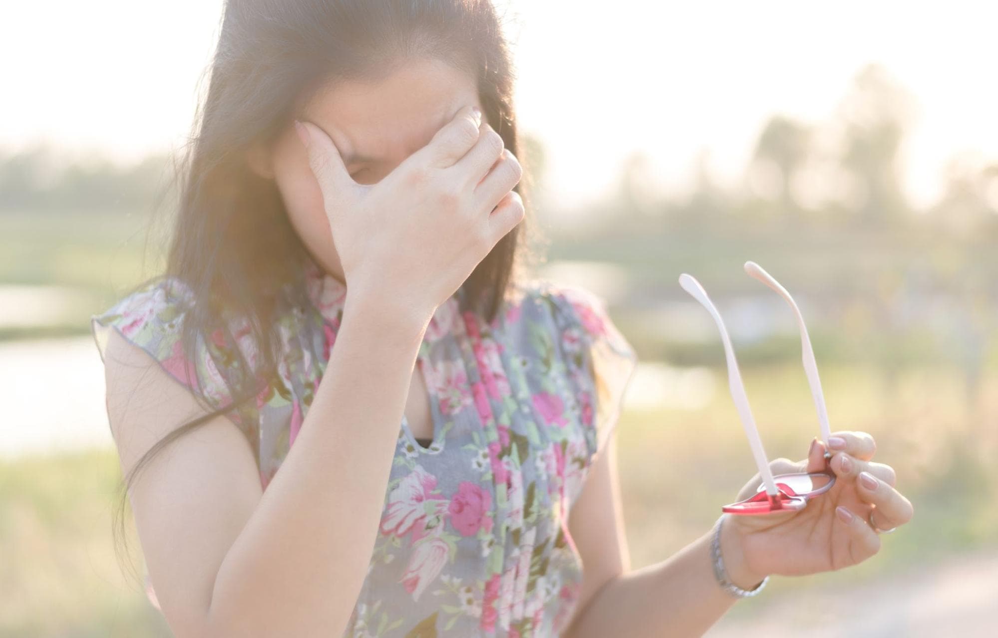 ตาสู้แสงไม่ได้