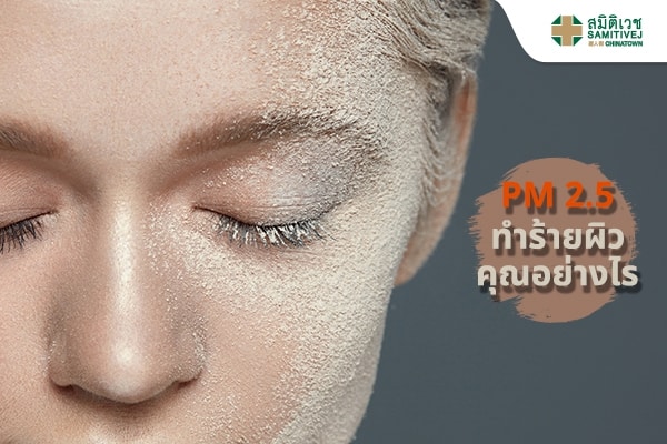 PM 2.5 ทำร้ายผิวคุณอย่างไร